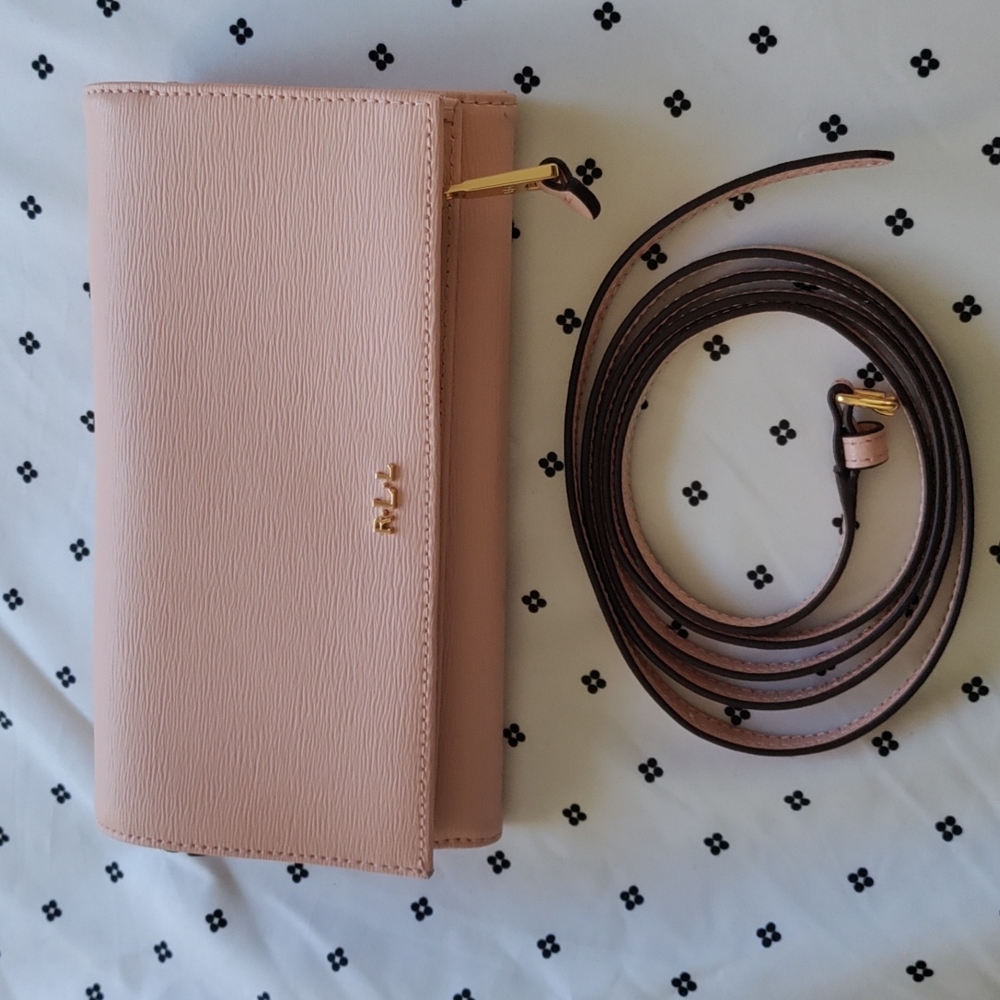 New Without Tags Ralph Lauren blush color sling bag